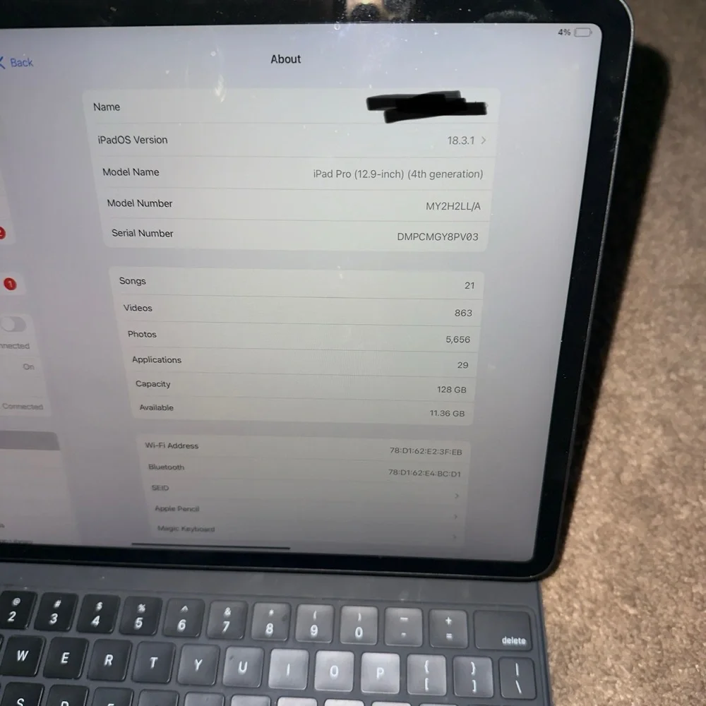 Apple iPad 12 pro 12.9 WiFi only